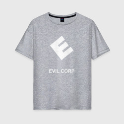 Женская футболка хлопок Oversize Evil corporation