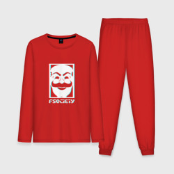 Мужская пижама с лонгсливом хлопок F society