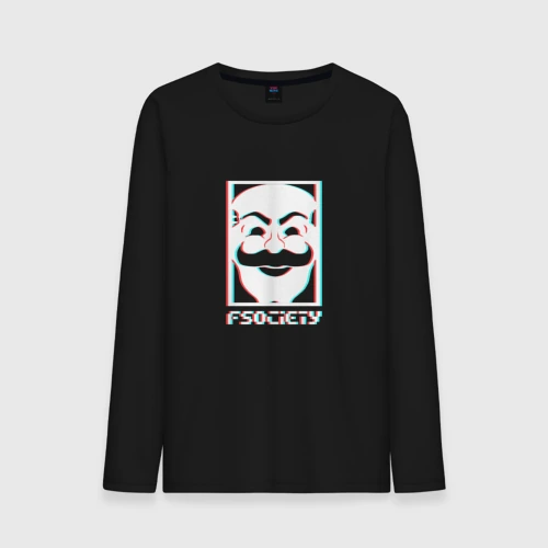 Мужской лонгслив хлопок F society