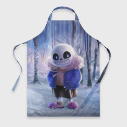 Фартук 3D Winter forest & Sans