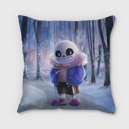 Подушка 3D Winter forest & Sans