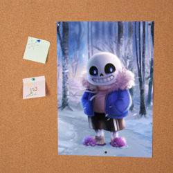 Постер Winter forest & Sans - фото 2