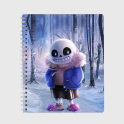 Тетрадь Winter forest & Sans