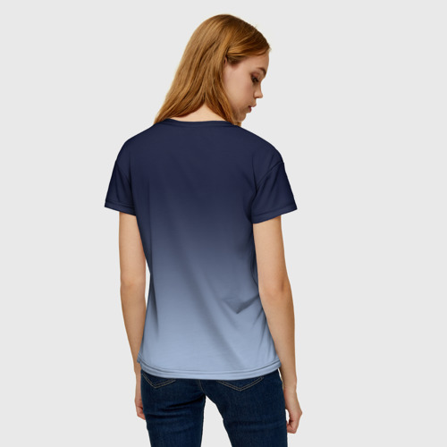 Женская футболка 3D с принтом Papyrus, вид сзади #2