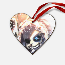 Деревянная игрушка Сердце Sans and snow