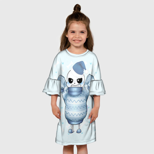 Детское платье 3D Santa Sans, цвет 3D печать - фото 4