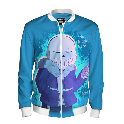 Мужской бомбер 3D winter Sans