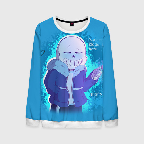 Мужской свитшот 3D winter Sans, цвет белый