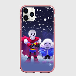 Чехол для iPhone 11 Pro Max матовый Sans & Papyrus