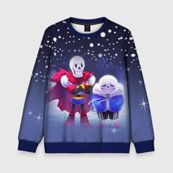Детский свитшот 3D Sans & Papyrus