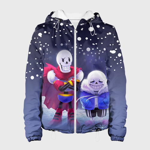 Женская куртка 3D Sans & Papyrus Фото 01 Женская куртка 3D Sans & Papyrus Фото 01