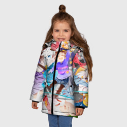 Зимняя куртка для девочек 3D Герои подземелья - фото 2
