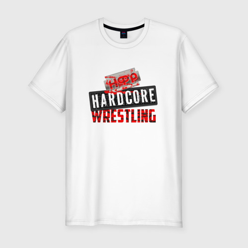 Мужская футболка хлопок Slim НФР Hardcore Wrestling