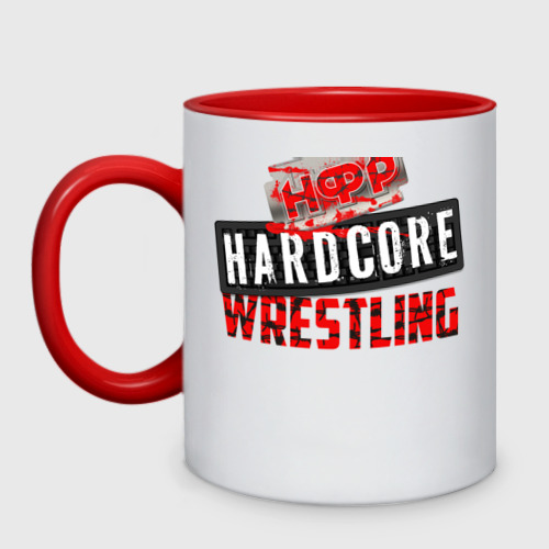 Кружка двухцветная НФР Hardcore Wrestling
