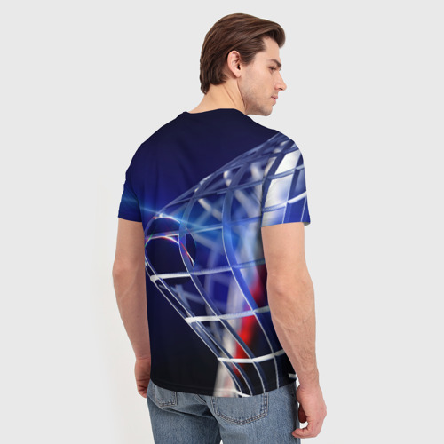 Мужская футболка 3D Русский хоккей, цвет 3D печать - фото 4
