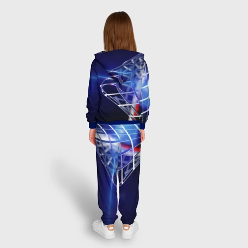 Детский костюм 3D с принтом Русский хоккей, вид сзади #2