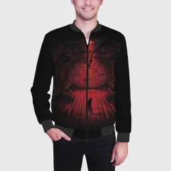 Мужской бомбер 3D Alien - фото 2