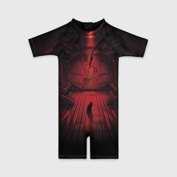 Детский купальный костюм 3D Alien