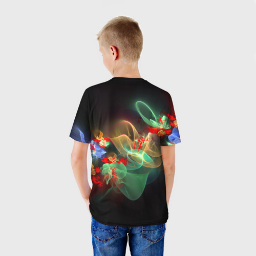Детская футболка 3D Линии - фото 4
