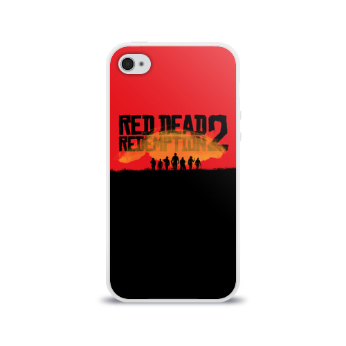 Чехол для Apple iPhone 4/4S силиконовый глянцевый Red Dead Redemption 2 Фото 01 Чехол для Apple iPhone 4/4S силиконовый глянцевый Red Dead Redemption 2 Фото 01