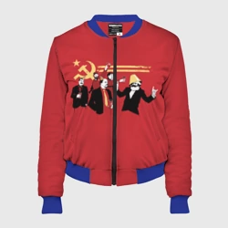 Женский бомбер 3D Back in the USSR