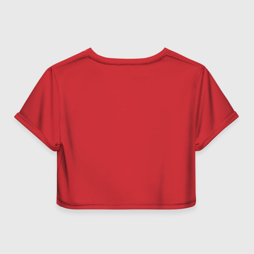 Женская футболка Crop-top 3D Back in the USSR, цвет 3D печать - фото 2
