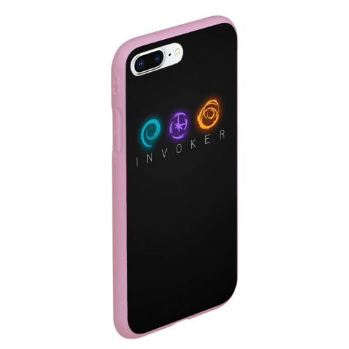 Чехол для iPhone 7Plus/8 Plus матовый Стихии, цвет розовый - фото 3