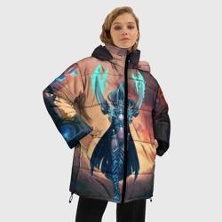 Женская зимняя куртка Oversize Фан Арт Фантомка - фото 2
