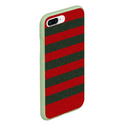 Чехол для iPhone 7Plus/8 Plus матовый Красно-полосатый - фото 2
