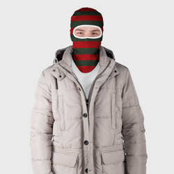 Балаклава 3D Красно-полосатый - фото 2