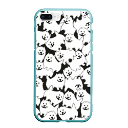 Чехол для iPhone 7Plus/8 Plus матовый Undertale Annoying dog