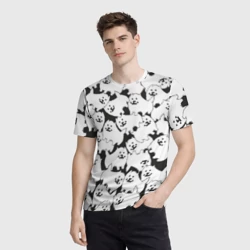 Мужская футболка 3D Undertale Annoying dog - фото 2