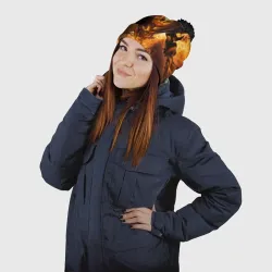 Шапка 3D c помпоном Fire - фото 2