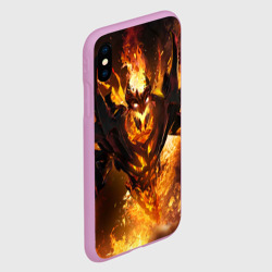 Чехол для iPhone XS Max матовый Fire - фото 2