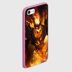 Чехол для iPhone 5/5S матовый Fire - фото 2