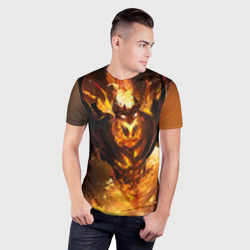 Мужская футболка 3D Slim Fire - фото 2