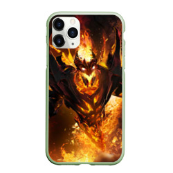 Чехол для iPhone 11 Pro матовый Fire