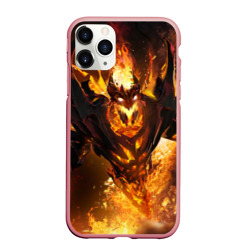 Чехол для iPhone 11 Pro Max матовый Fire