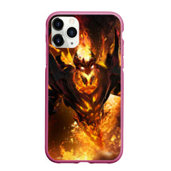 Чехол для iPhone 11 Pro Max матовый Fire