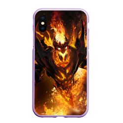 Чехол для iPhone XS Max матовый Fire