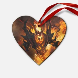 Деревянная игрушка Сердце Fire