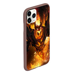 Чехол для iPhone 11 Pro Max матовый Fire - фото 2