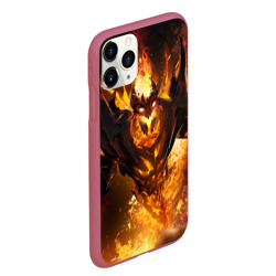 Чехол для iPhone 11 Pro Max матовый Fire - фото 2