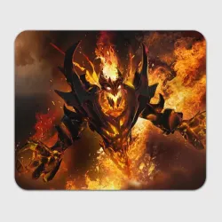 Прямоугольный коврик для мышки Fire