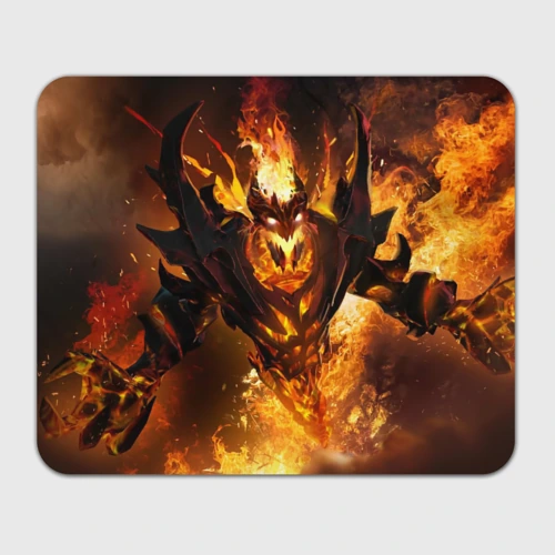 Прямоугольный коврик для мышки Fire