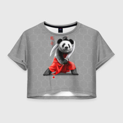 Женская футболка Crop-top 3D Master Panda