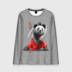 Мужской лонгслив 3D Master Panda
