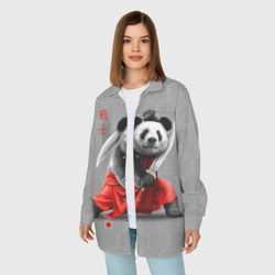 Женская рубашка oversize 3D Master Panda - фото 2