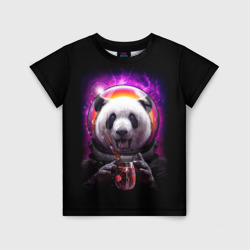 Детская футболка 3D Panda Cosmonaut