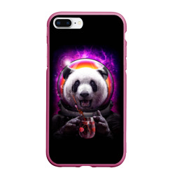Чехол для iPhone 7Plus/8 Plus матовый Panda Cosmonaut